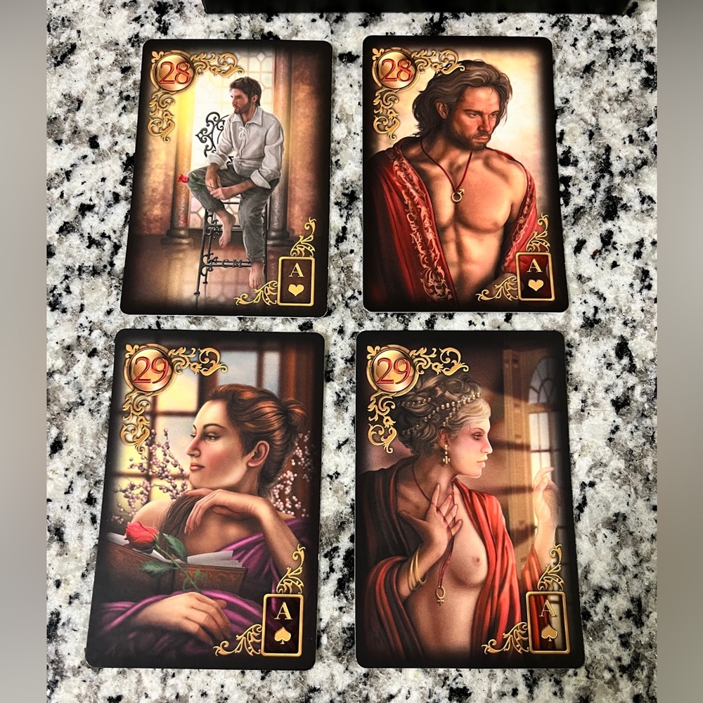🔮Gilded Reverie lenormand deck autographed by designer too! Fortune psychic fun🔮 - Picture 6 of 11